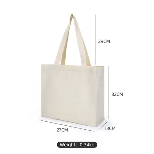 Summer Solid Color Student Practical Travel Tote Bag With Pockets